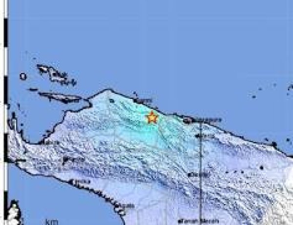 Gempa Magnitudo 5,9 Guncang Wilayah Utara Kabupaten Sarmi, Papua