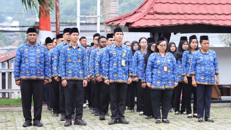 Kantor Pertanahan Kota Jayapura Ikuti Upacara Peringatan Hari Sumpah Pemuda ke-98 Tahun 2026