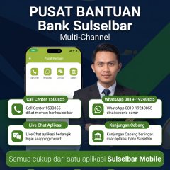 Buka blokir PIn Bank Sulselbar - 081919240855
